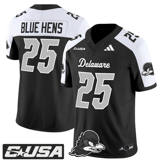 Blue Hens Jersey #25 Delaware Blue Hens 2025 Vapor Limited Stitched