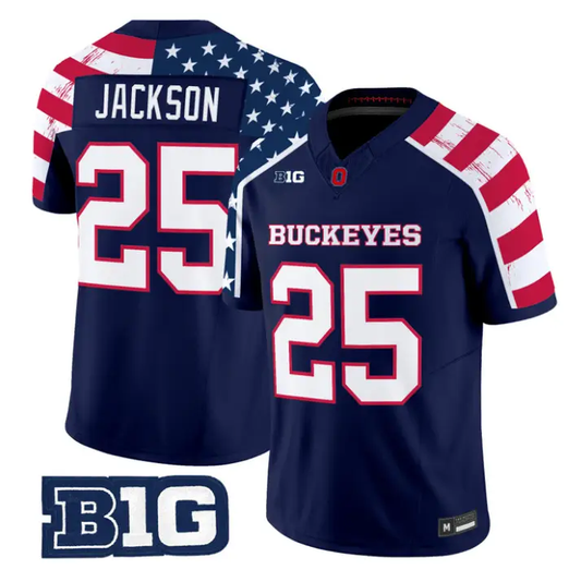 Bo Jackson Jersey #25 Ohio State America 250 Edition Vapor Limited Stitched