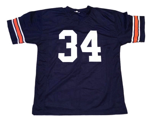 Bo Jackson Jersey #34 Custom Unsigned Football Jerseys Stitched Blue