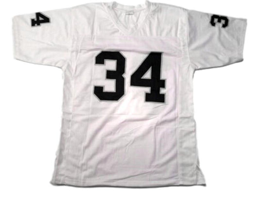 Bo Jackson Jersey #34 Custom Unsigned Football Jerseys Stitched White