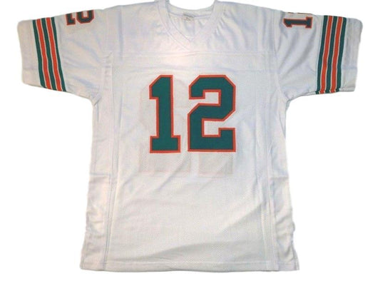 Bob Griese Jersey #12 Custom Unsigned Football Jerseys Stitched White