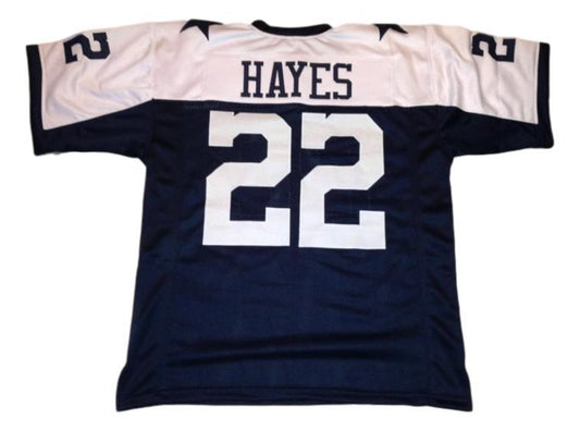 Bob Hayes Jersey #22 Custom Unsigned Football Jerseys Stitched Navy Blue