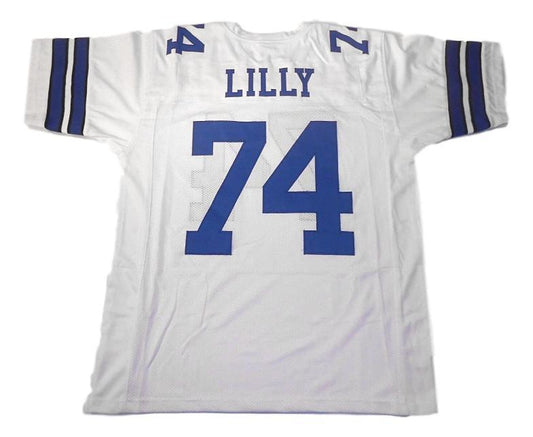 Bob Lilly Jersey #74 Custom Unsigned Football Jerseys Stitched White