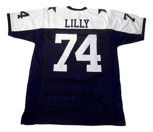 Bob Lilly Jersey #74 Custom Unsigned Football Jerseys Stitched Black