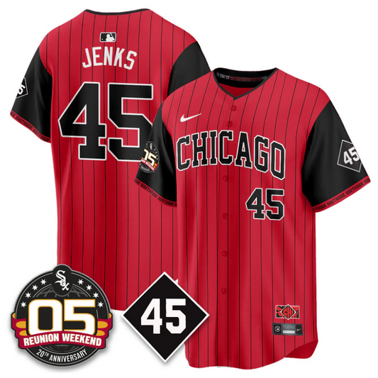 Bobby Jenks Jersey #45 Chicago White Sox 2025 Reunion Weekend City Connect