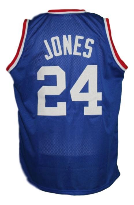 Bobby Jones Jersey #24 Denver Aba Retro Basketball New Sewn Blue