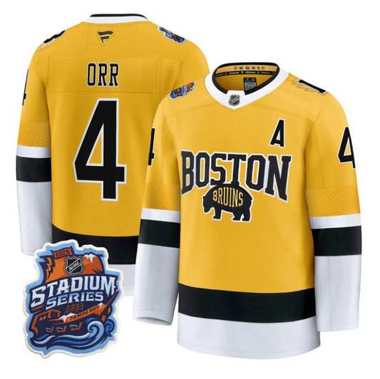 Bobby Orr Jersey #4 Boston Bruins 2026 Stadium Series Premium Stitched