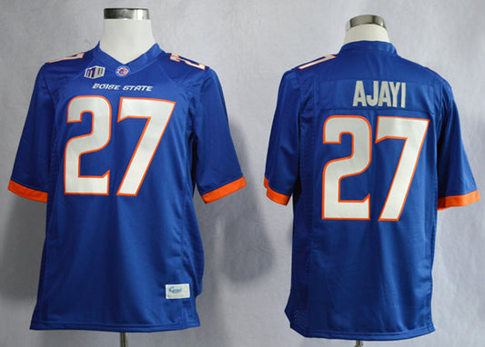 Boise State Broncos #27 Jay Ajayi College Football Jersey Blue White