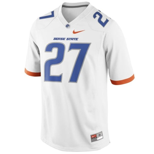 Boise State Broncos #27 Jay Ajayi College Football Jersey White