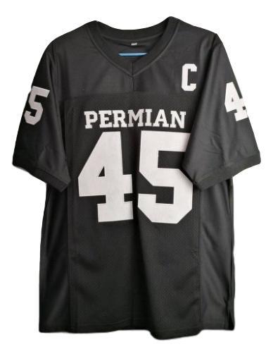 Boobie Miles Jersey #45 Friday Night Lights Permian Football Black