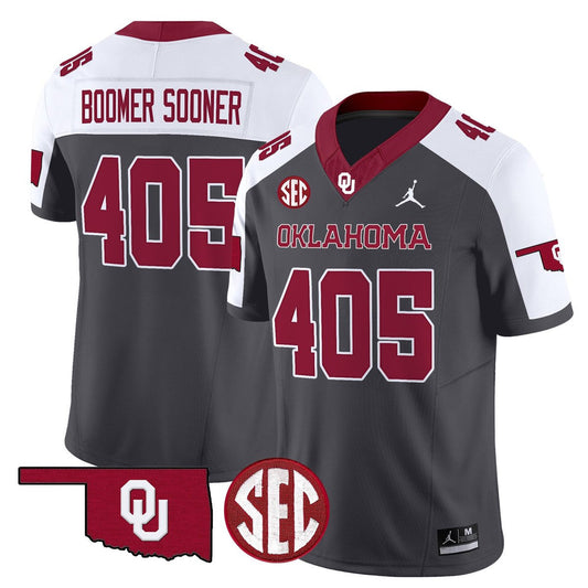 Boomer Sooner Jersey #405 Oklahoma Sooners 2025 Limited Stitched Special