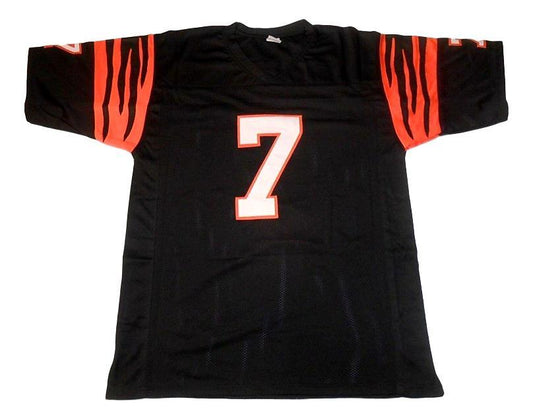 Boomer Esiason Jersey #7 Custom Unsigned Football Jerseys Stitched Black