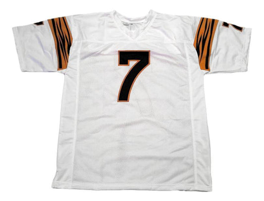 Boomer Esiason Jersey #7 Custom Unsigned Football Jerseys Stitched White