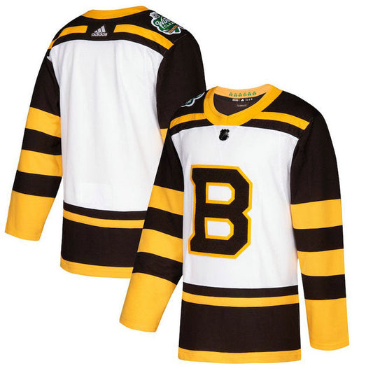Boston Bruins Blank 2019 Winter Classic Custom White Jersey