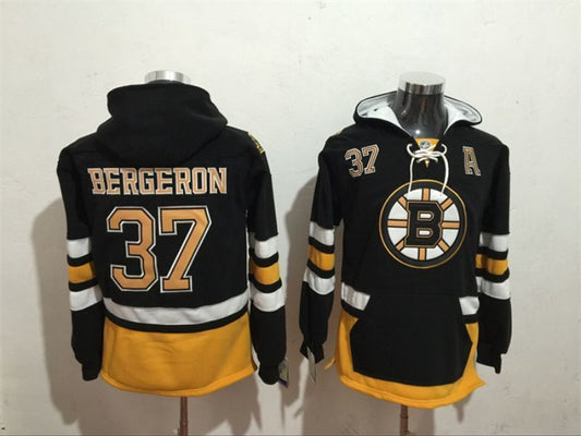 Boston Bruins #37 Patrice Bergeron Pullover Hoodie