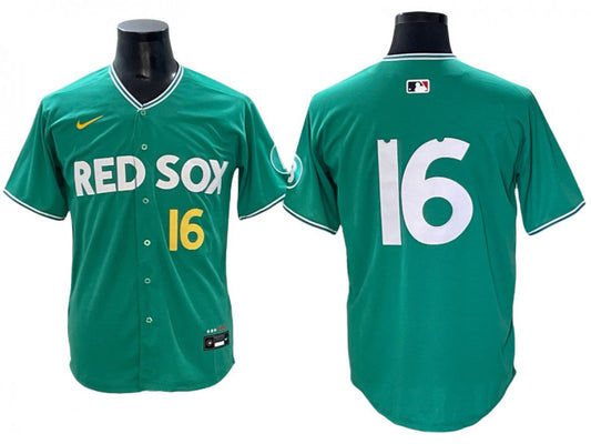 Boston Red Sox #16 Jarren Duran Green 2025 City Connect Limited Jersey