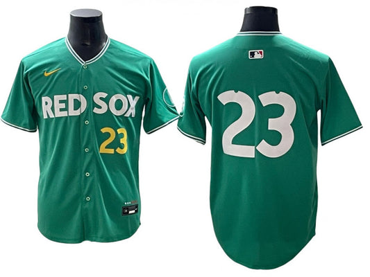 Boston Red Sox #23 Romy Gonzalez Green 2025 City Connect Limited Jersey
