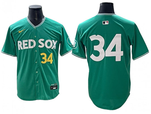 Boston Red Sox #34 David Ortiz Green 2025 City Connect Limited Jersey