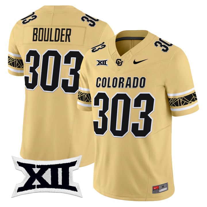 Boulder Jersey #303 Colorado Buffaloes 2025 Vapor Limited V2 Stitched