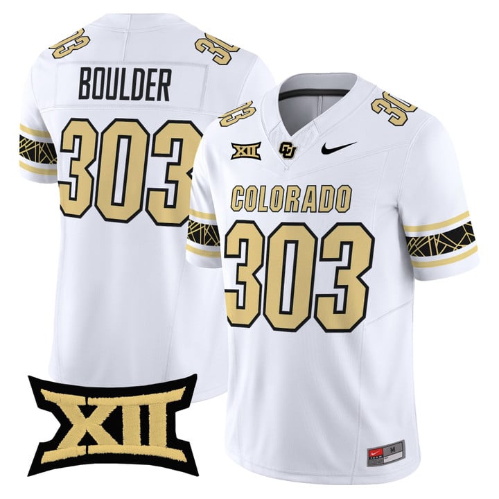 Boulder Jersey #303 Colorado Buffaloes 2025 Vapor Limited V2 Stitched