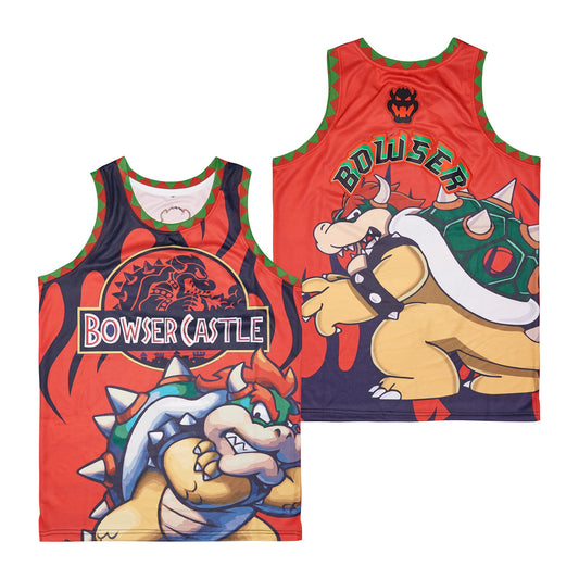 Bowser Castle Movie Basketball Jersey