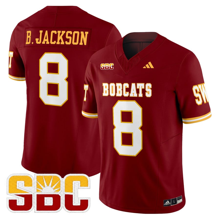 Brad Jackson Jersey #8 Texas State Bobcats 2025 Limited Stitched