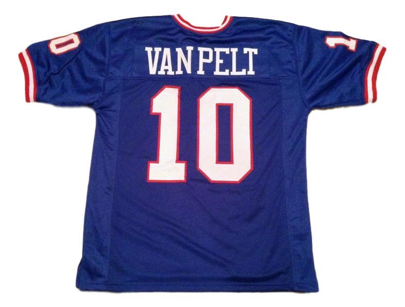 Brad Van Pelt Jersey #10 Custom Unsigned Football Jerseys Stitched Blue