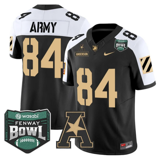 Brady Anderson Jersey #84 Army Black Knights 2025 Fenway Bowl Stitched