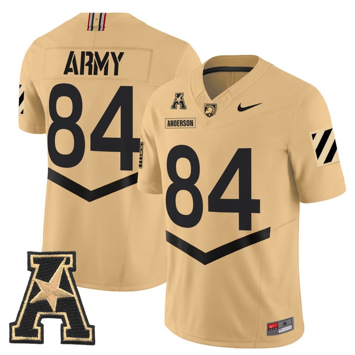 Brady Anderson Jersey #84 Army Black Knights 2025 Vapor Stitched