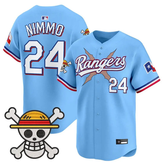 Brandon Nimmo Jersey #24 Texas Rangers One Piece Premier Limited Stitched