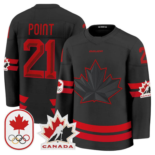 Brayden Point Jersey #21 Canada Olympic Premium Hockey 2026 Stitched