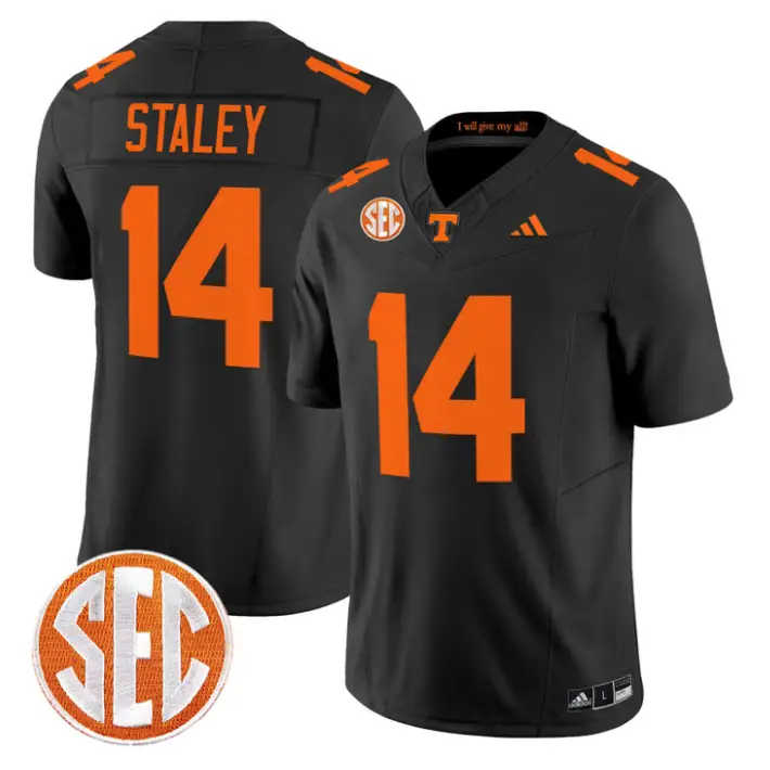 Braylon Staley Jersey #14 Tennessee Vols 2026 Vapor Limited Stitched