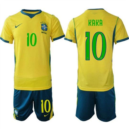 Brazil #10 KAKA Jersey National Team x World Cup 2026 Home On Field Soccer