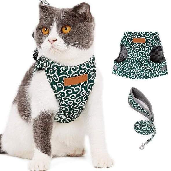 Breathable Cat Vest Sling And Belt Set Japanese Style
