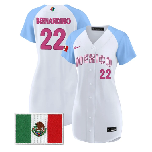 Brennan Bernardino Jersey #22 Mexico 2026 World Baseball Dress Stitched