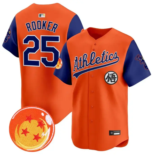 Brent Rooker Jersey #25 Athletics Jersey Dragon Ball Premier Stitched