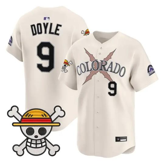 Brenton Doyle Jersey #9 Colorado Rockies One Piece Premier Stitched
