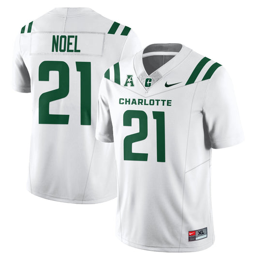 Breon Noel Jersey #21 Charlotte 49ers Football 2025 Limited Stitched WHite