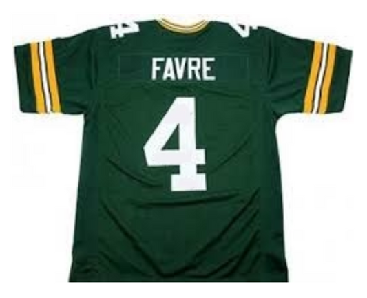 Brett Favre Jersey Green Bay Packers Custom Throwback Football Blue