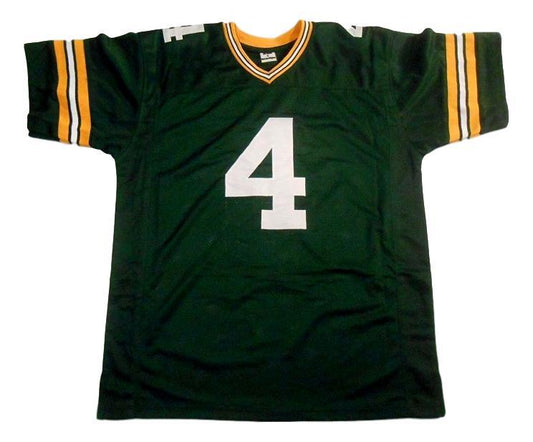 Brett Favre Jersey #4 Custom Unsigned Football Jerseys Stitched Green