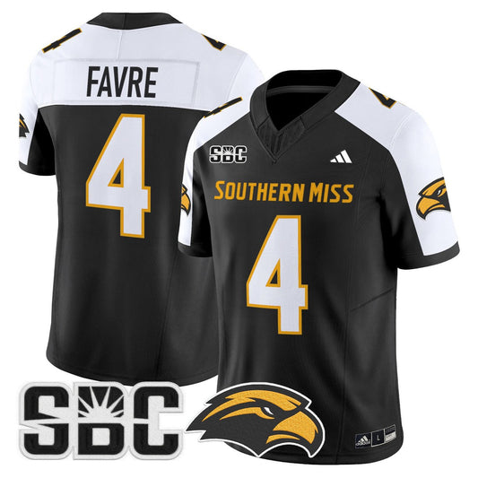 Brett Favre Jersey #4 Southern Miss Golden Eagles 2025 Vapor Limited Stitched
