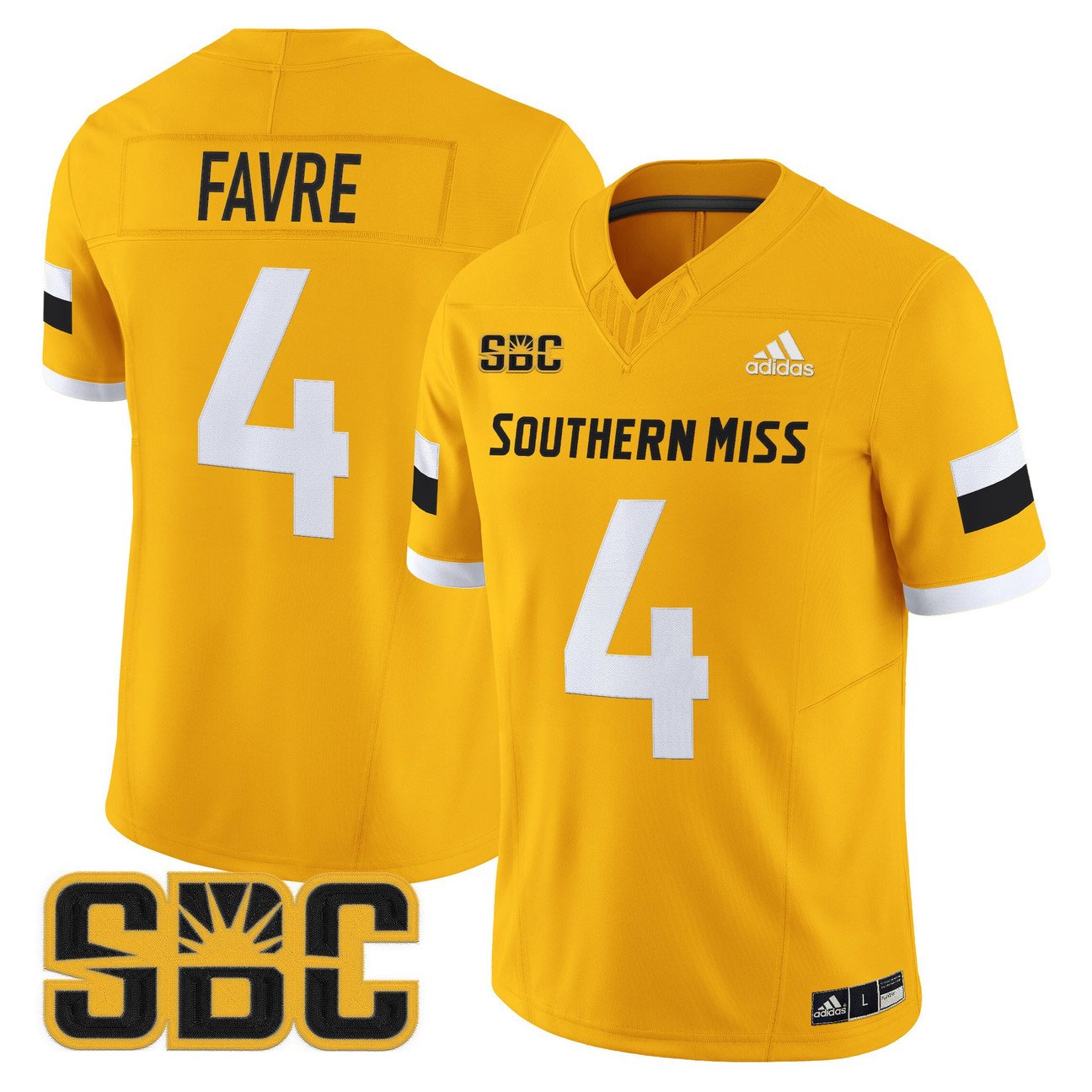 Brett Favre Jersey #4 Southern Miss Golden Eagles 2025 Vapor Limited Stitched