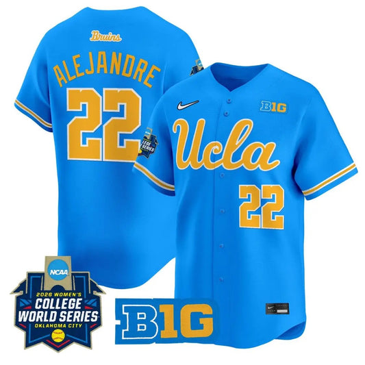 Bri Alejandre Jersey #22 UCLA Bruins Softball 2026 World Series Stitched