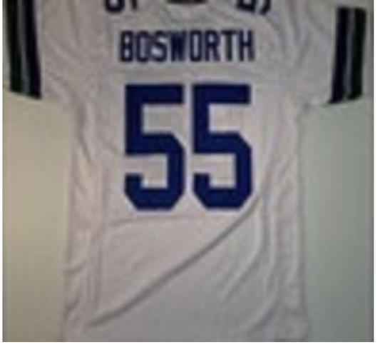 Brian Bosworth Jersey Seattle Seahawks Custom Throwback Football White