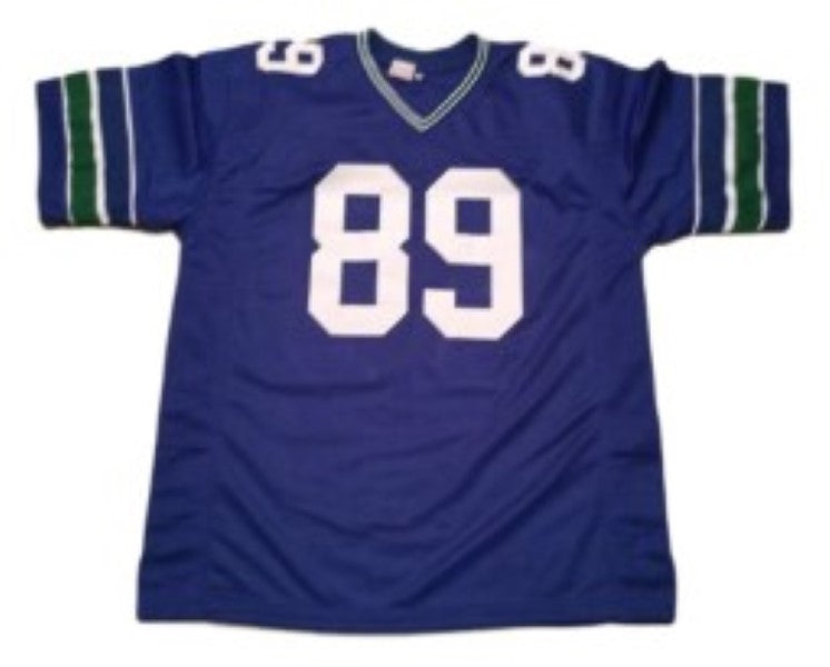 Brian Blades Jersey #89 Custom Unsigned Football Jerseys Stitched Blue