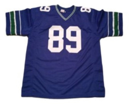 Brian Blades Jersey #89 Custom Unsigned Football Jerseys Stitched Blue