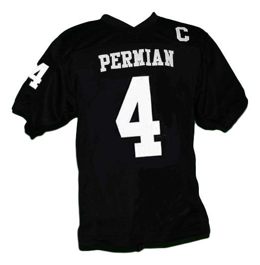 Brian Chavez Jersey #4 Friday Night Lights Permian Football Stitched Black