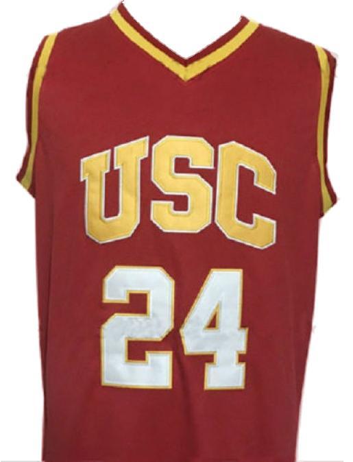 Brian Scalabrine Jersey #24 Usc College Basketball Sewn Maroon