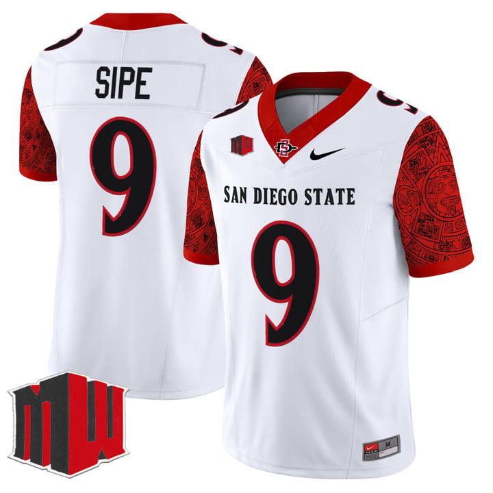 Brian Sipe Jersey #9 San Diego State Aztecs 2025 Limited Stitched