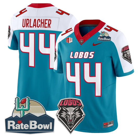 Brian Urlacher Jersey #44 New Mexico Lobos 2025 Rate Bowl Vapor Stitched